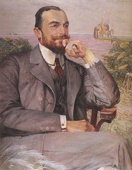 Jacek Malczewski Portret Ludwika Zelenskiego oil painting picture